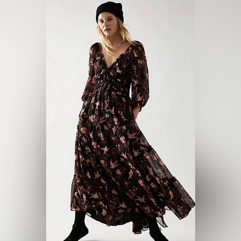 FREE PEOPLE // You’re a Jewel Printed Maxi Dress - [NO LONGER SOLD BY FP]